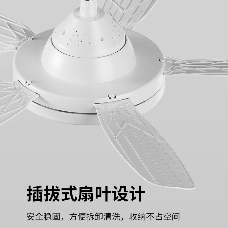 32inch Modern LED 60W Low Floor DC Motor 35W Ceiling Fans With Remote Control Simple Ceiling Fan With Light Home Fan 110-220V